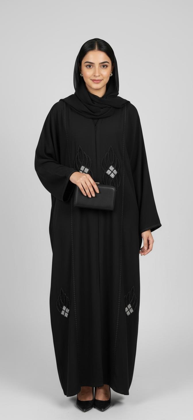 The Silver Grace Abaya