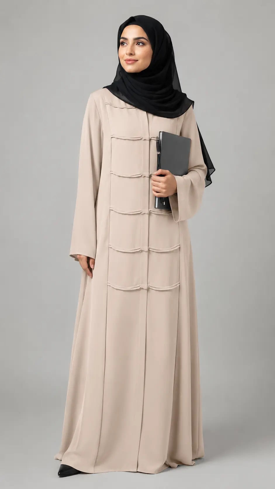 The Beige Noor Classic Abaya