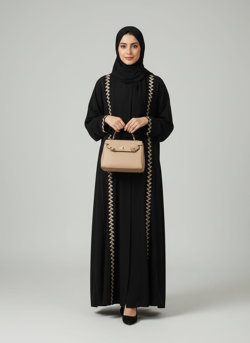 Zari Line Abaya