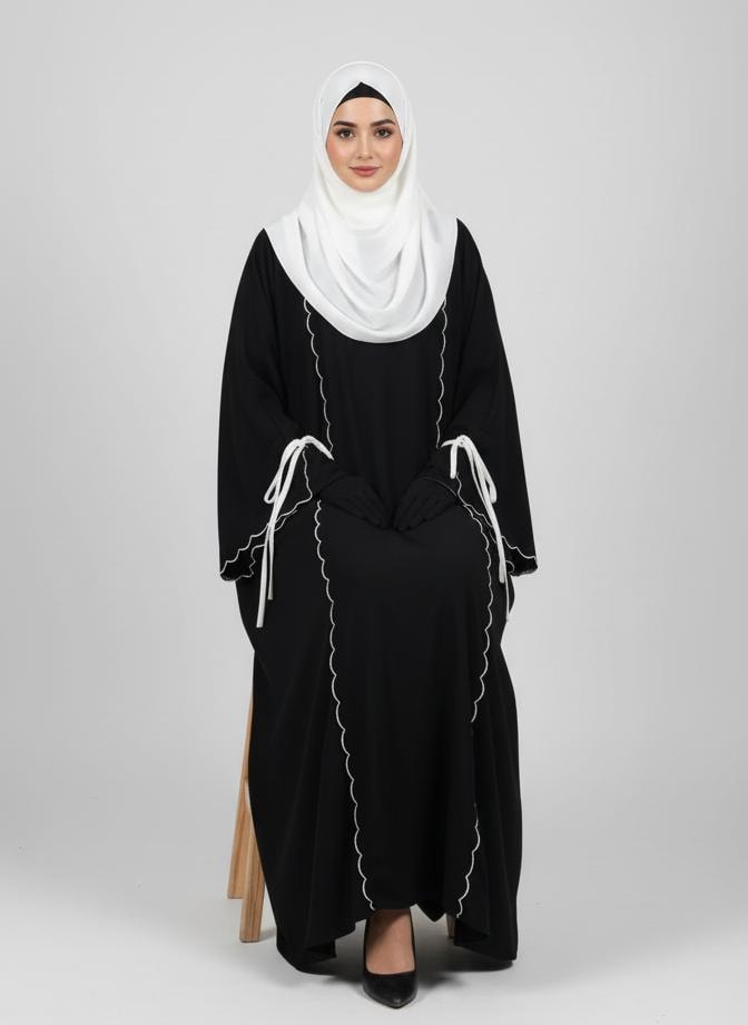 Lina Contrast Abaya
