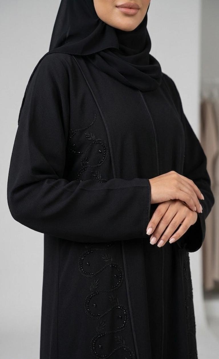 AL Maryam's Signature Beaded Abaya