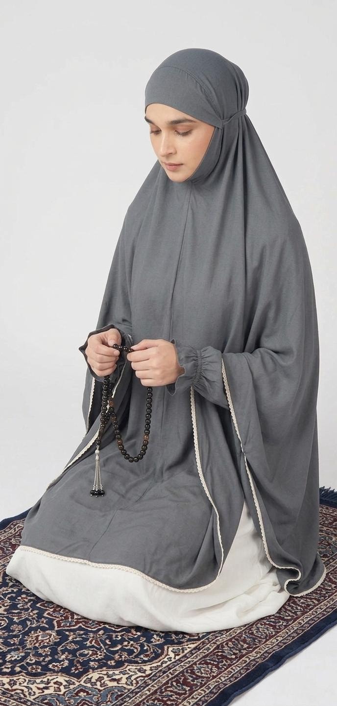 The Barakah knee length salah Khimar