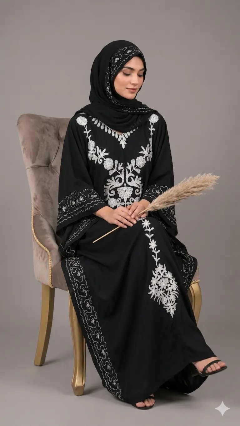 The Midnight Jasmine Kaftan