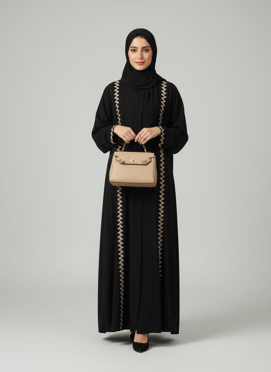 Zari Line Abaya