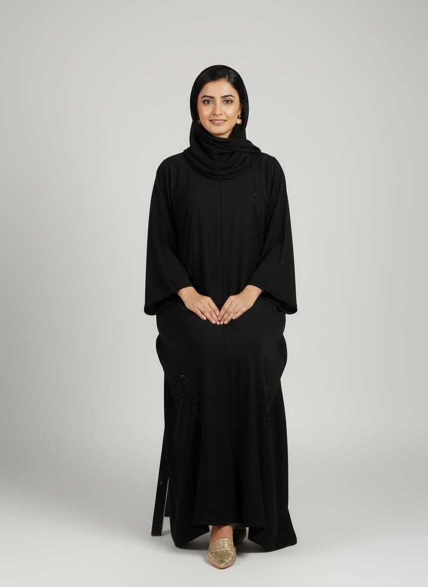 The Awrah Beaded Abaya