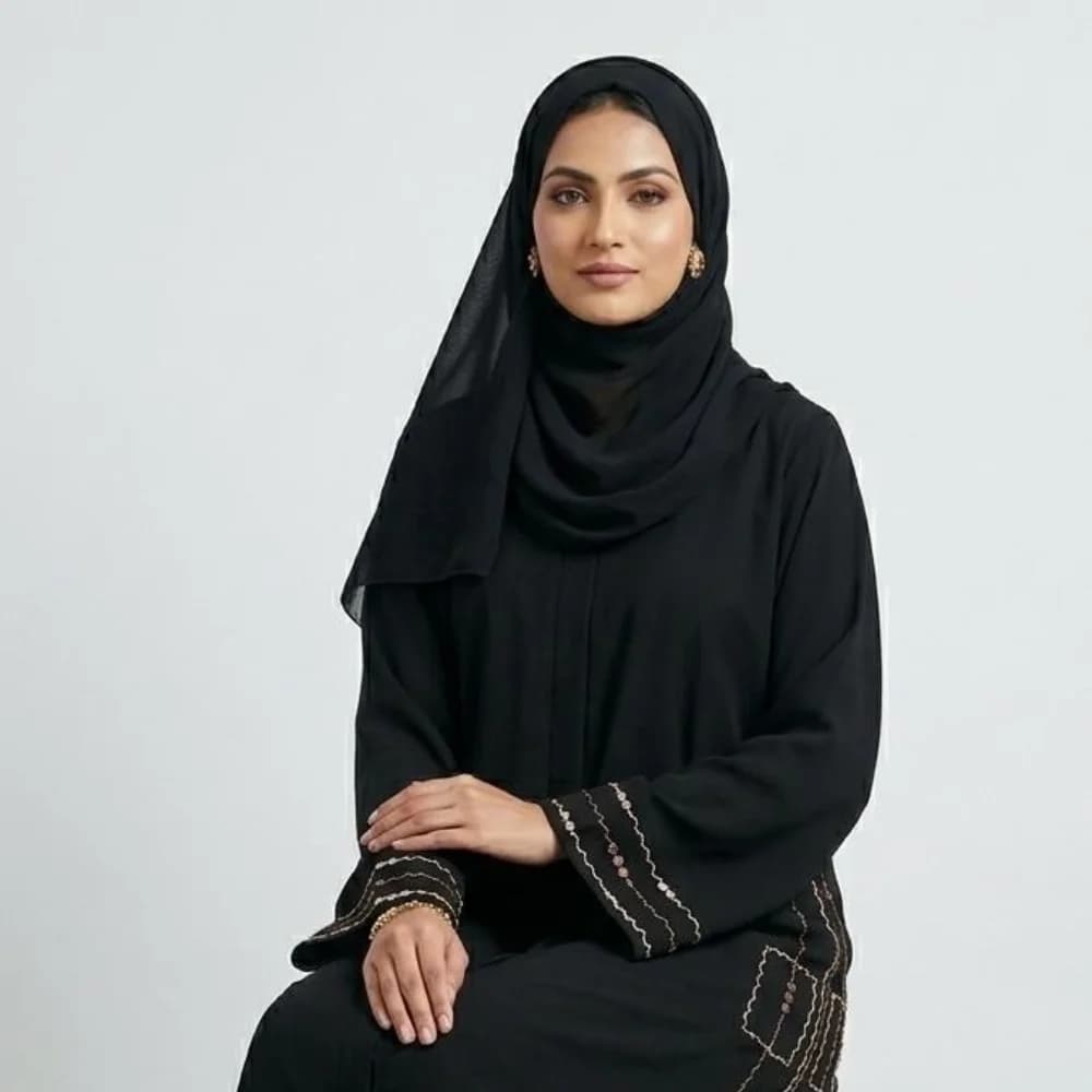 Embroidered Abaya