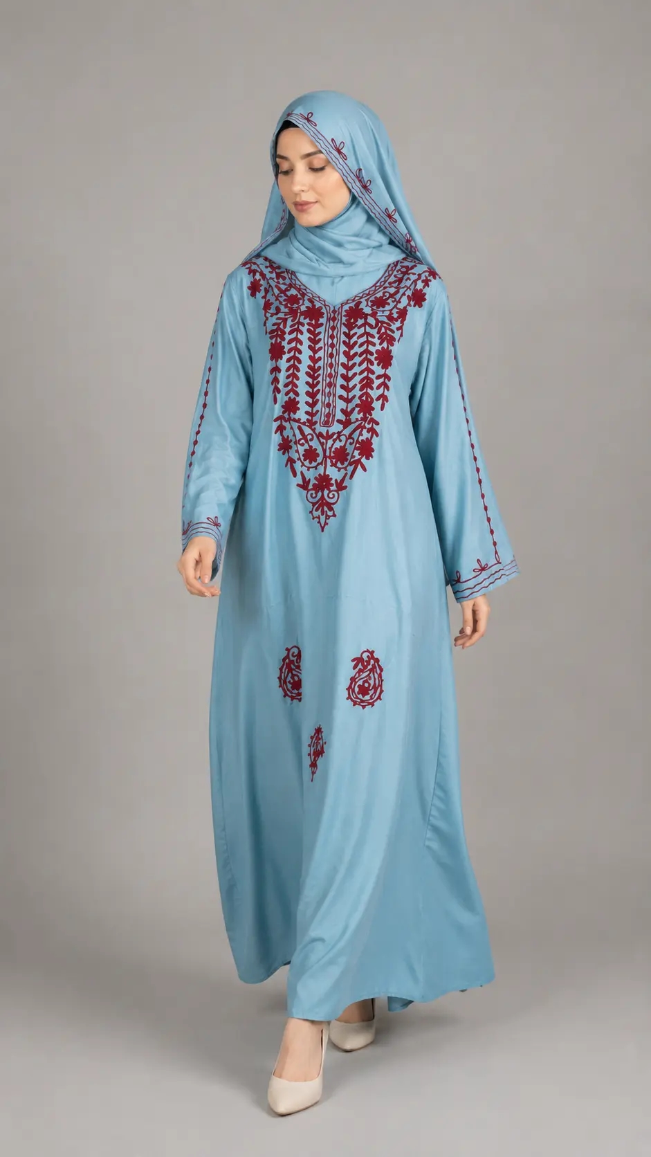 The "Azure Bloom" Jalabiya